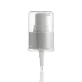 24mm Silver (matte) Treatment Pump with Overcap - Click Image to Close
